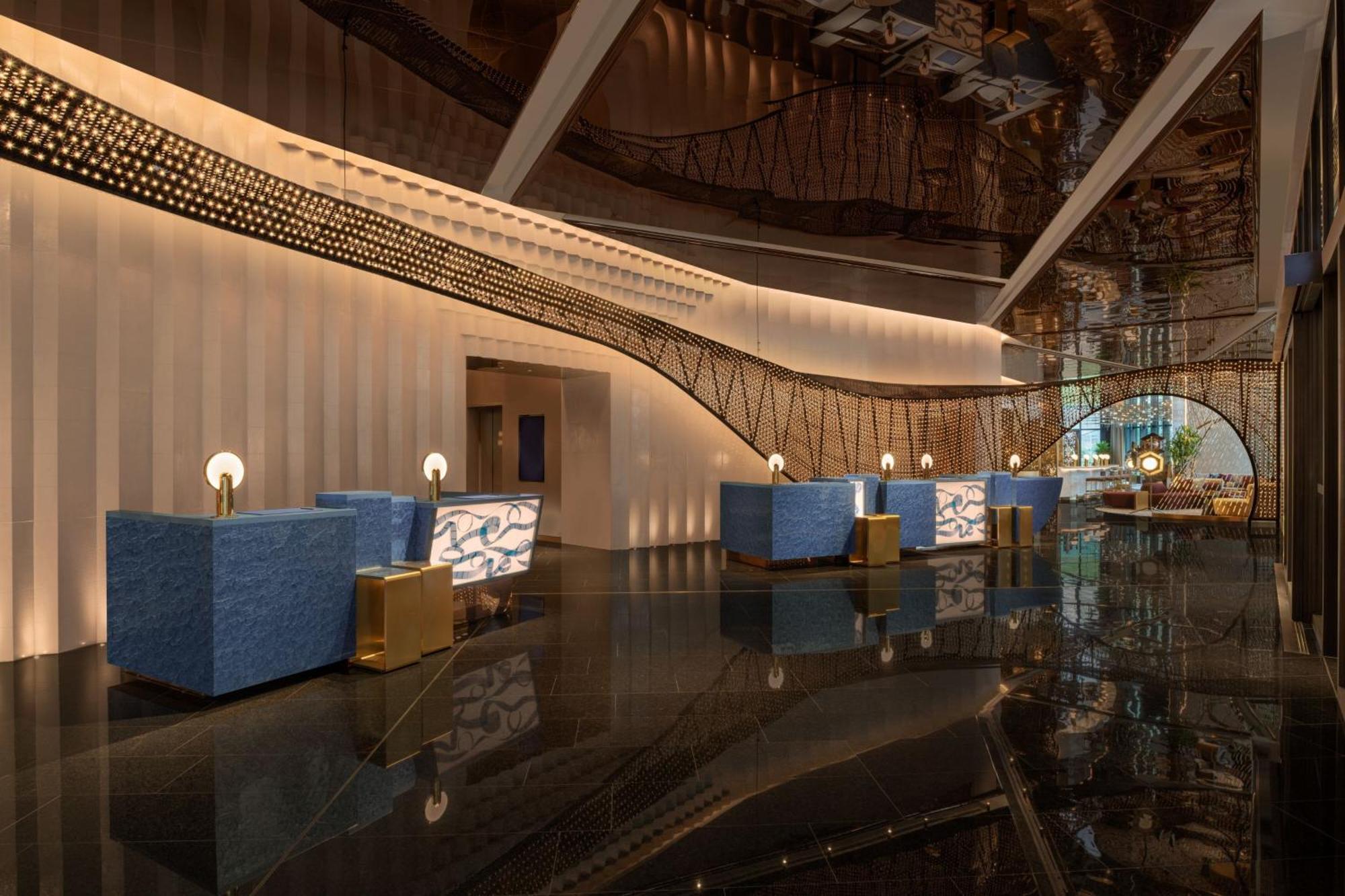 W Macau - Studio City מראה חיצוני תמונה The lobby of the hotel