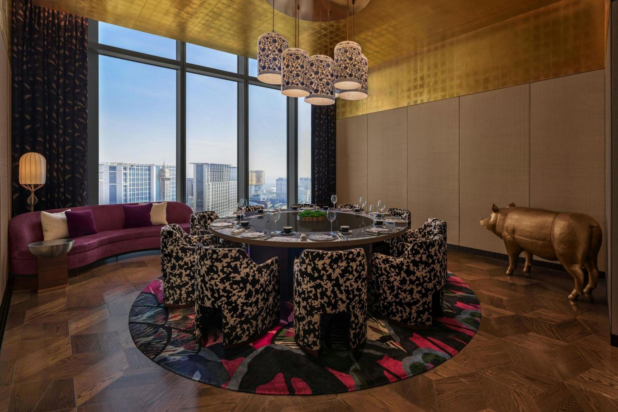 W Macau - Studio City מראה חיצוני תמונה The private dining room at the restaurant